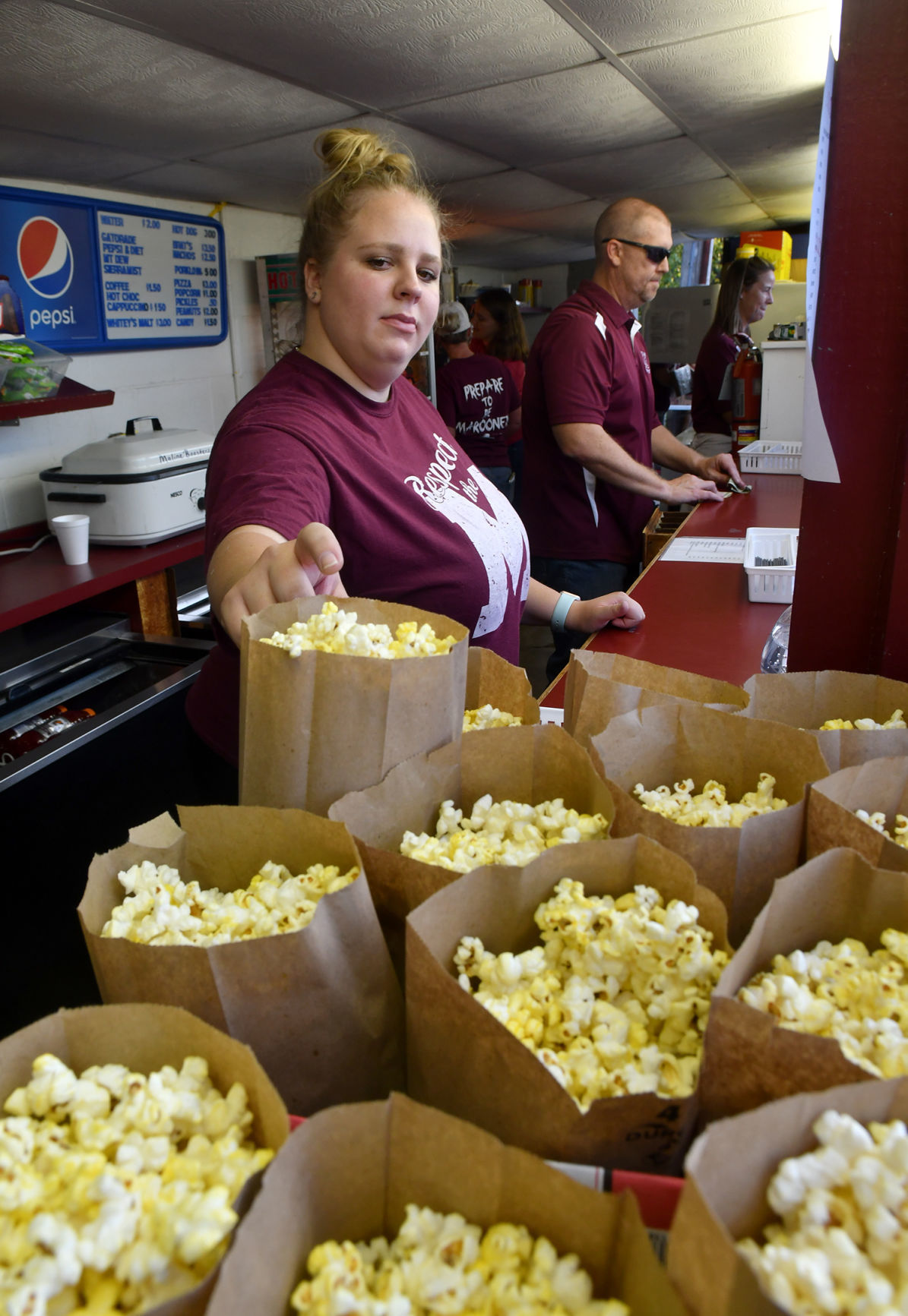 Friday Night Lights, at Moline football game